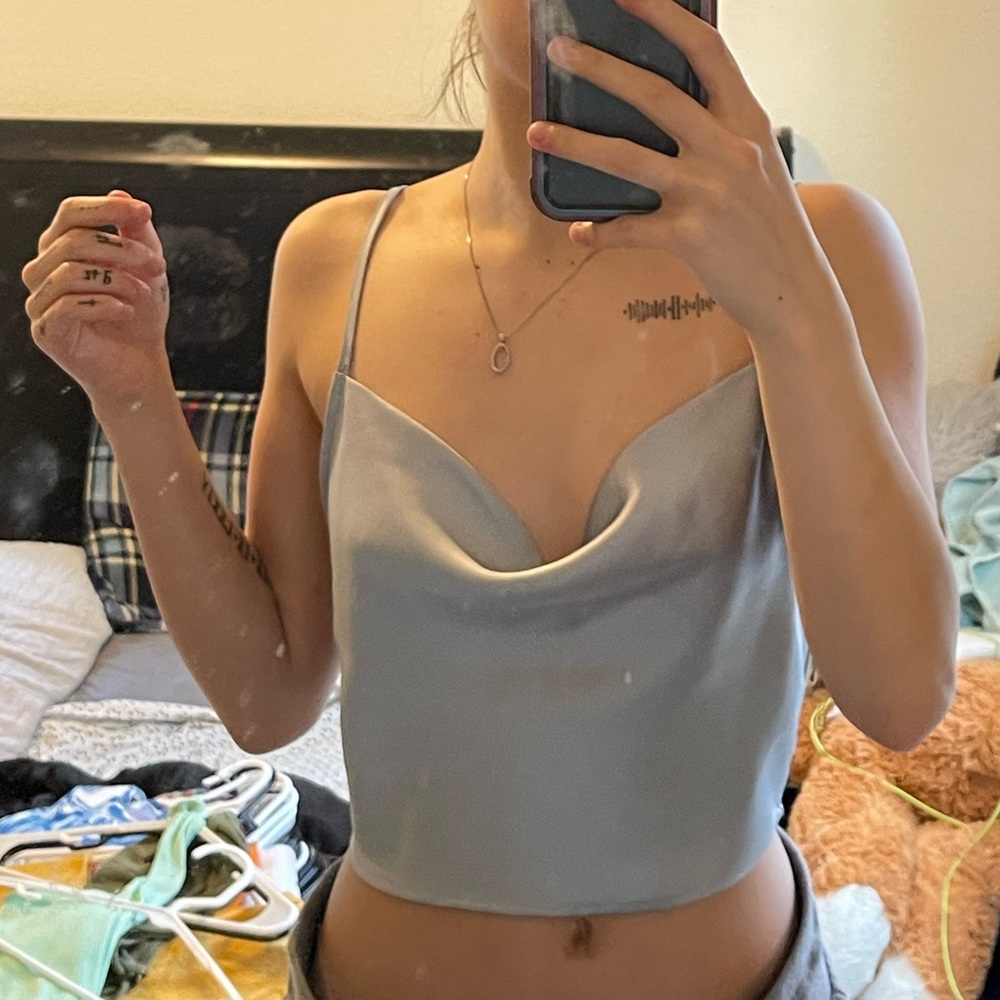 Baby Blue Tank Top.